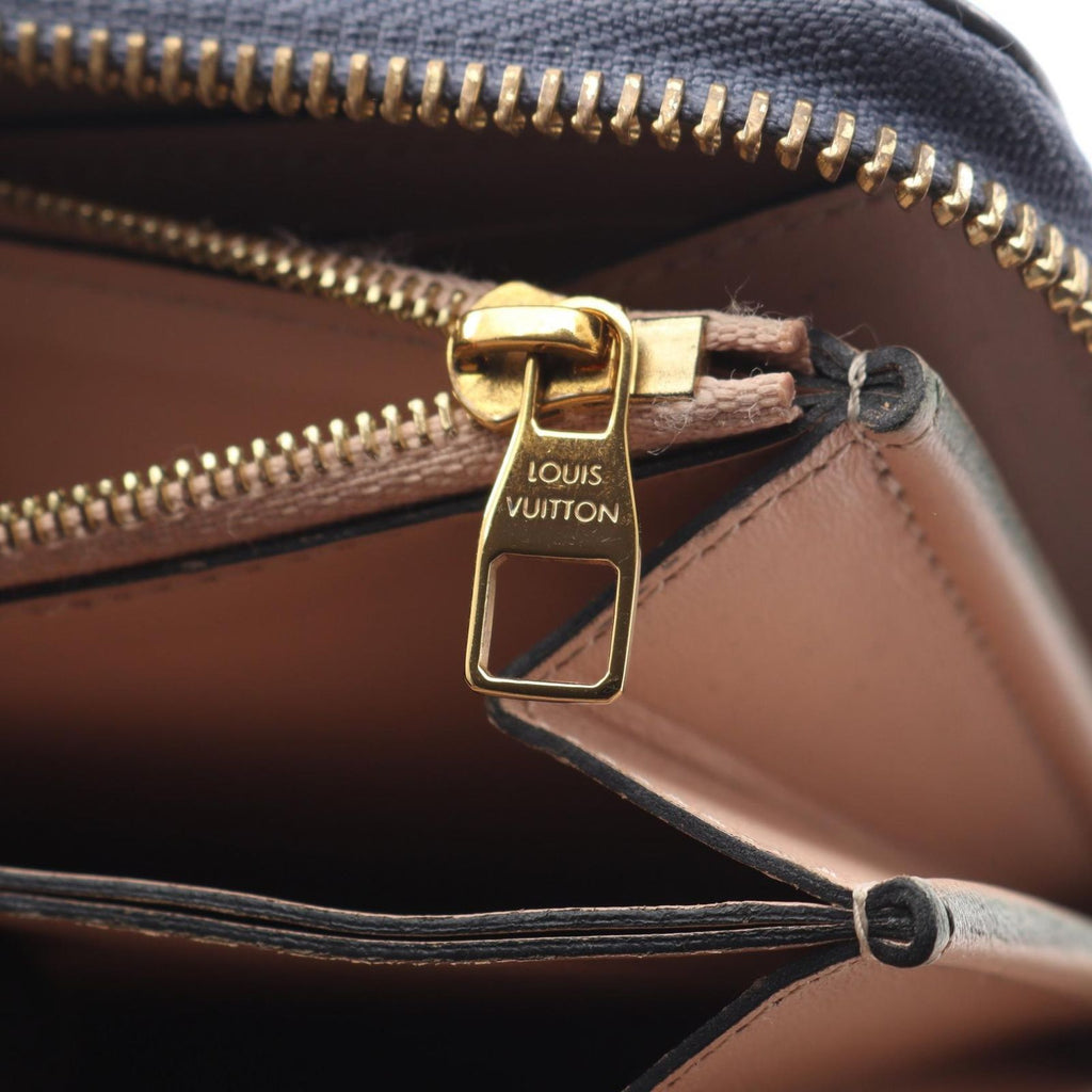 Louis Vuitton L Shape Zipper Wallet Portefeuille Comet Blue Marine — view 8