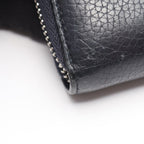 Gucci Round Wallet GG Metal Navy Leather — view 8