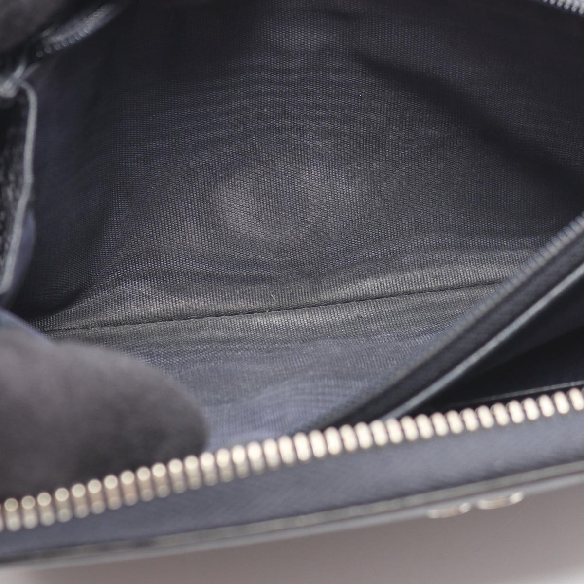 Gucci Round Wallet GG Metal Navy Leather — view 5
