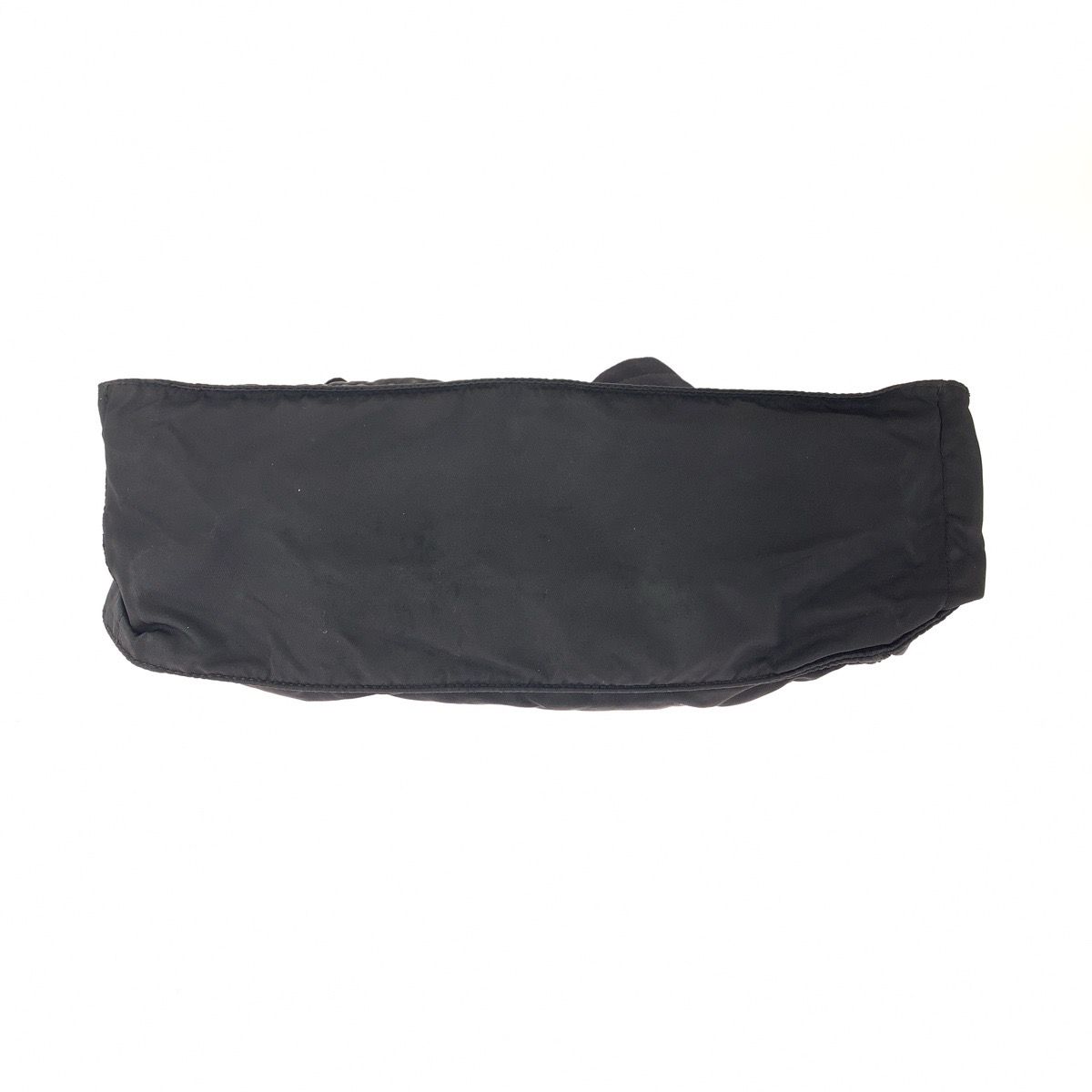 Prada Tessuto Black Silver Nylon Belt Bag — view 2