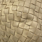 Bottega Veneta Shoulder Bag Intrecciato Greige Leather — view 6