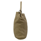 Bottega Veneta Shoulder Bag Intrecciato Greige Leather — view 2