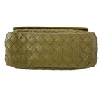 Bottega Veneta Shoulder Bag Intrecciato Khaki Leather — view 5