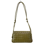 Bottega Veneta Shoulder Bag Intrecciato Khaki Leather — view 3