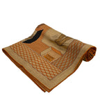 Hermes Shawl Carre 140 Beige Orange Multi Grand Theater Nouveau Cashmere Silk