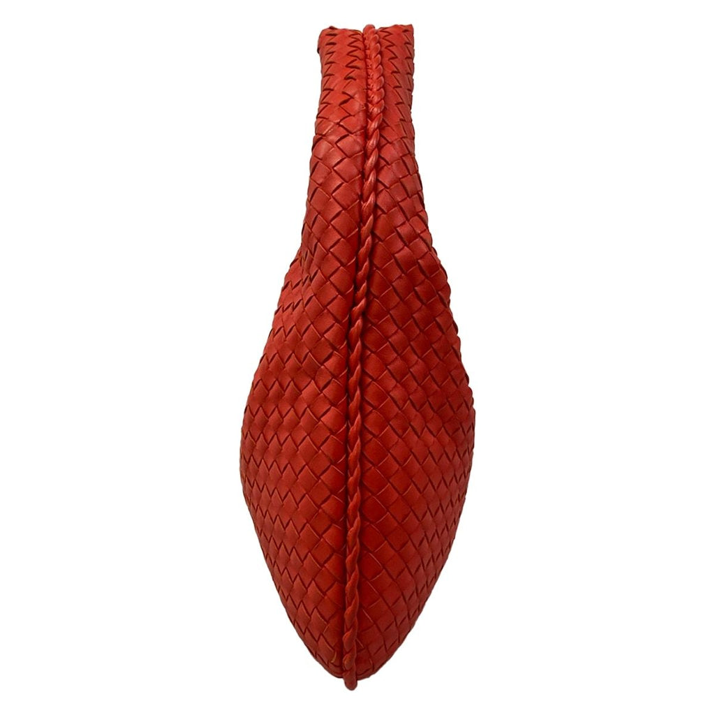 Bottega Veneta Handbag Intrecciato Red Leather — view 2