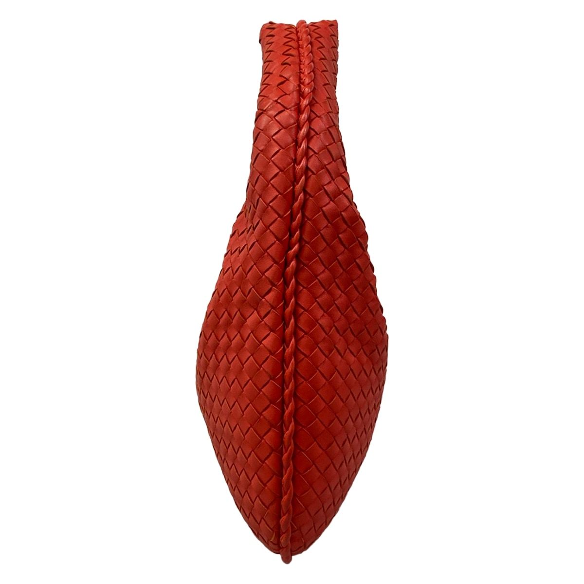 Bottega Veneta Handbag Intrecciato Red Leather — view 2