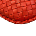 Bottega Veneta Handbag Intrecciato Red Leather — view 6