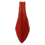 Bottega Veneta Handbag Intrecciato Red Leather — view 4