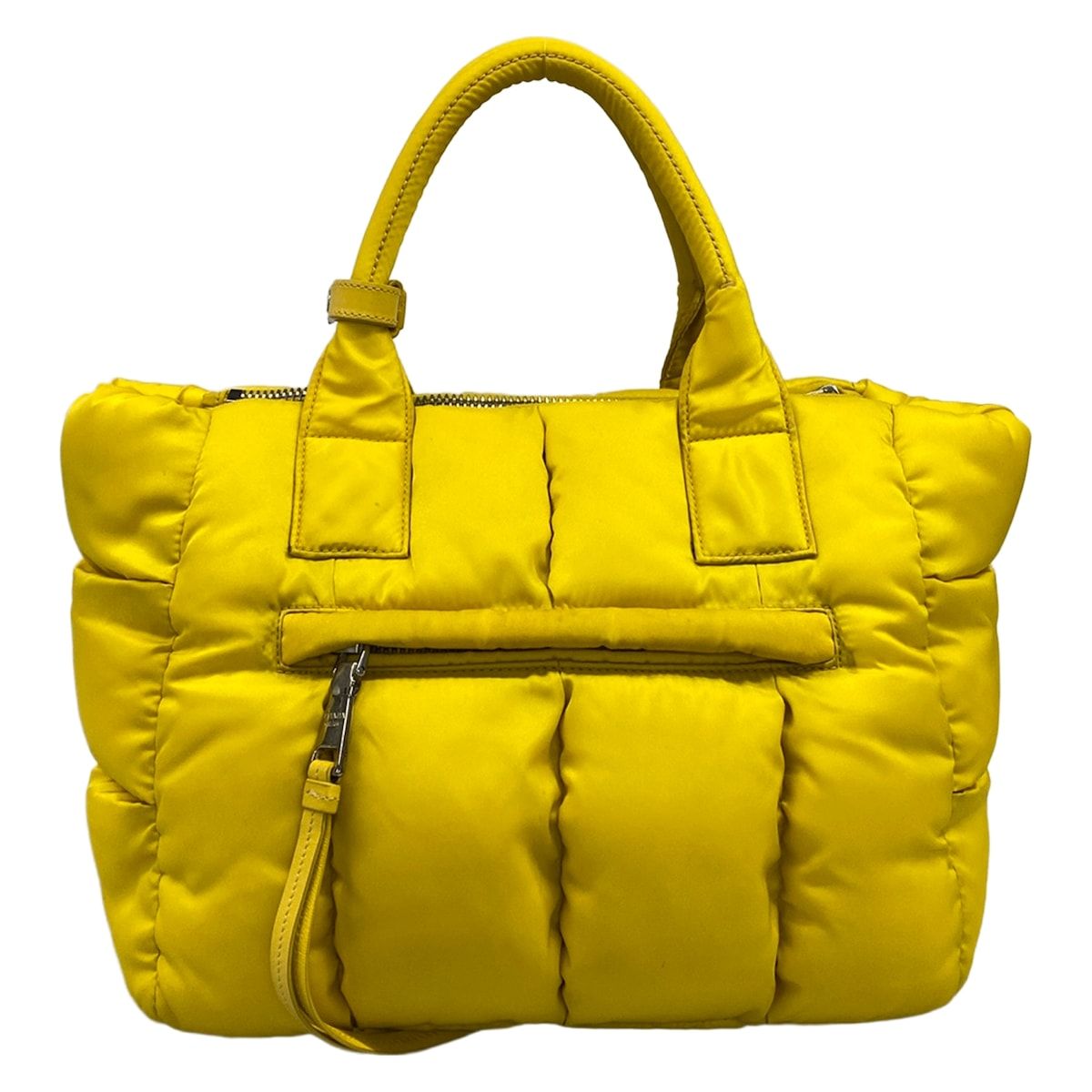 Prada Handbag Tessuto Bomber Yellow — view 3