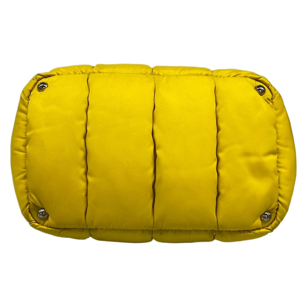 Prada Handbag Tessuto Bomber Yellow — view 5