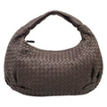 Bottega Veneta Handbag Intrecciato Dark Brown Leather