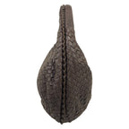 Bottega Veneta Handbag Intrecciato Dark Brown Leather — view 2