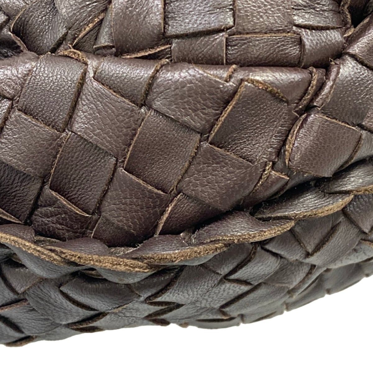 Bottega Veneta Handbag Intrecciato Dark Brown Leather — view 6