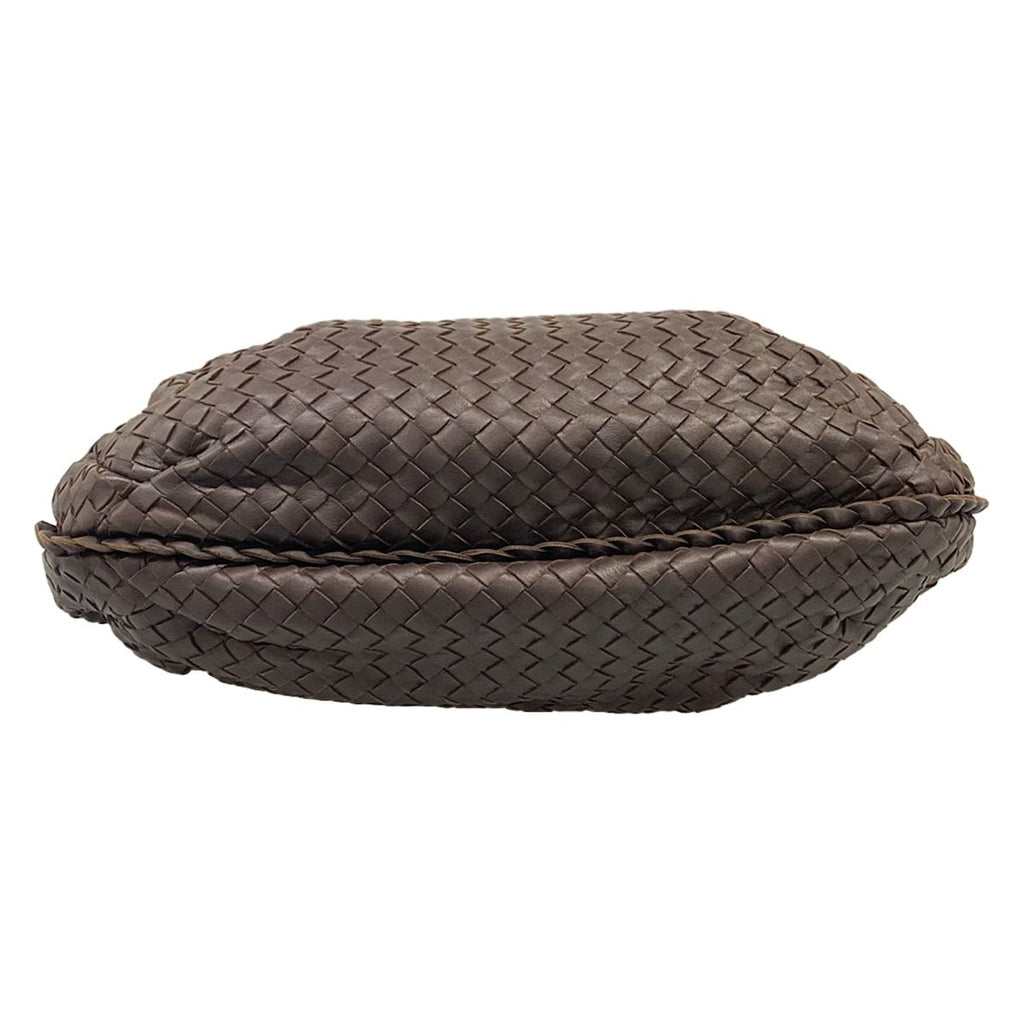 Bottega Veneta Handbag Intrecciato Dark Brown Leather — view 5