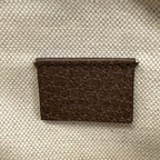 Gucci Shoulder Bag Ophidia Beige Dark Brown Leather — view 8