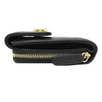 Chanel CC Logo Quilted Gold Bifold Wallet Calfskin — view 3