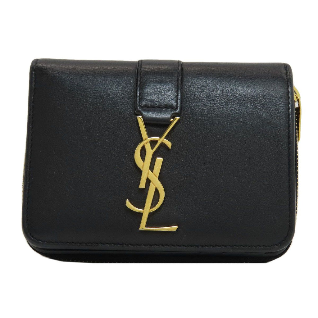 Saint Laurent Cassandra Bifold Wallet Calfskin