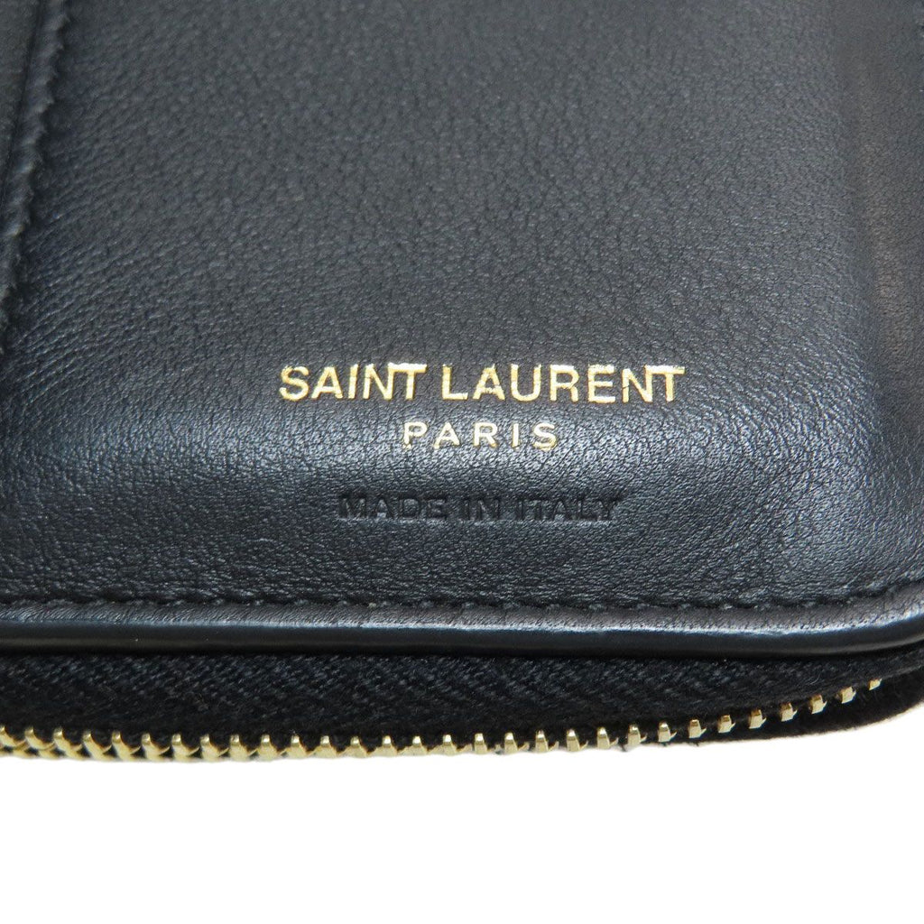 Saint Laurent Cassandra Bifold Wallet Calfskin — view 7