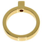 Gucci Square Diamond Ring 18k Yellow Gold — view 4