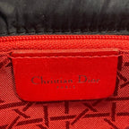 Dior Shoulder Bag Cannage Stitch Black Brown Plastic Chain — view 8