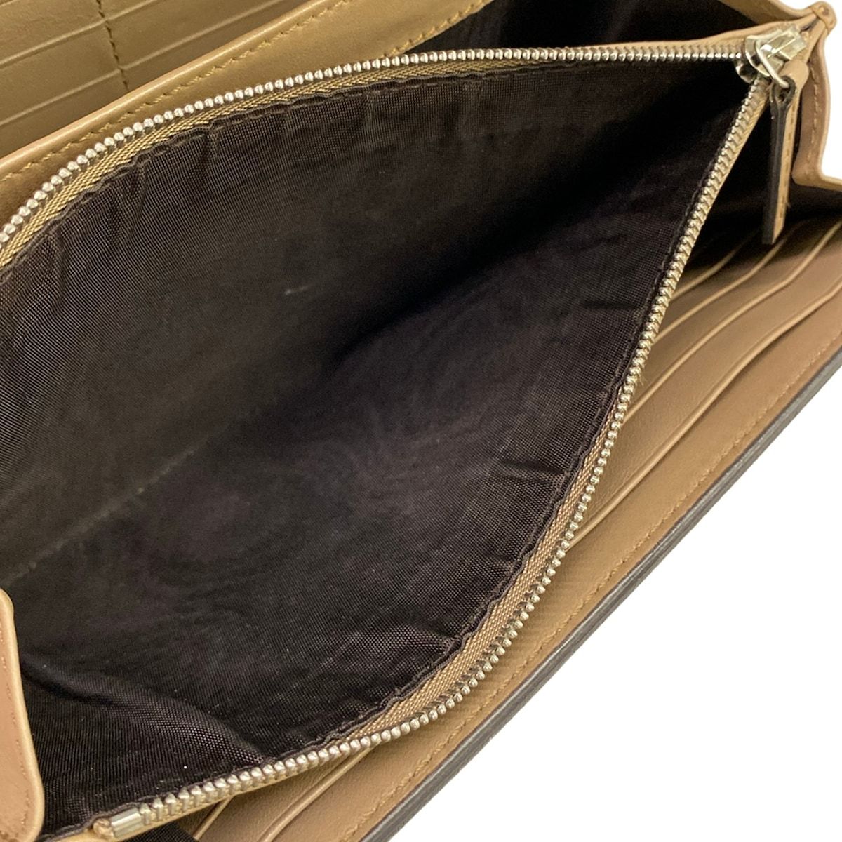Gucci Wallet Dionysus GG Supreme Dark Brown Beige Chain Leather Shoulder Bag — view 5