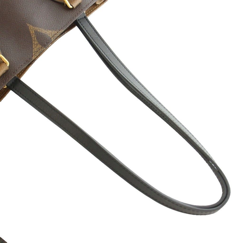 Louis Vuitton On The Go MM Monogram Giant Reverse Canvas Tote Bag Hand Double — view 7