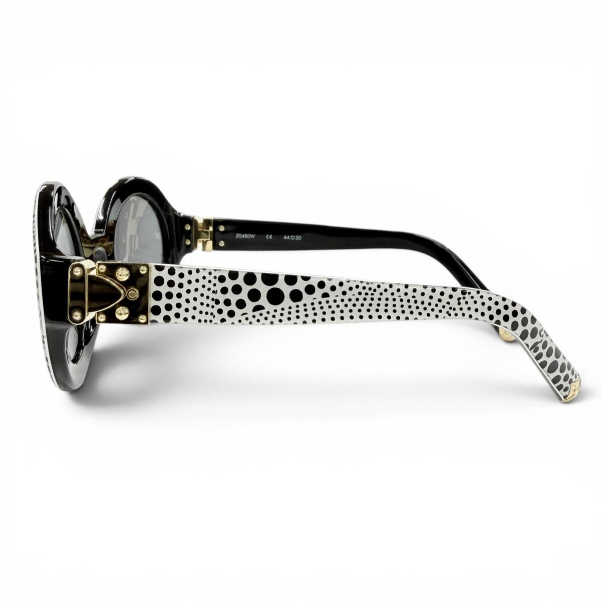 Louis Vuitton Vuitto Yayoi Kusama Way Blanc Dot Pattern Sunglasses 44 30 Demo — view 4