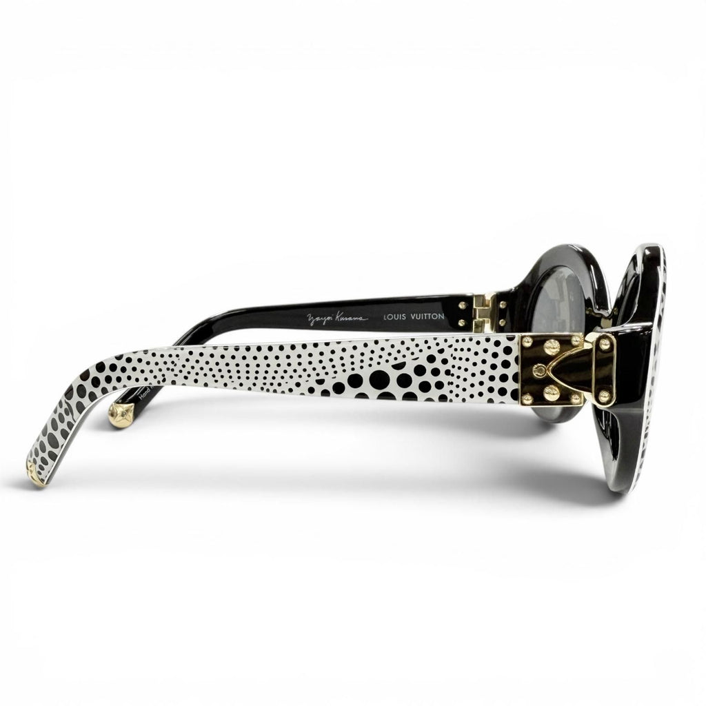 Louis Vuitton Vuitto Yayoi Kusama Way Blanc Dot Pattern Sunglasses 44 30 Demo — view 6