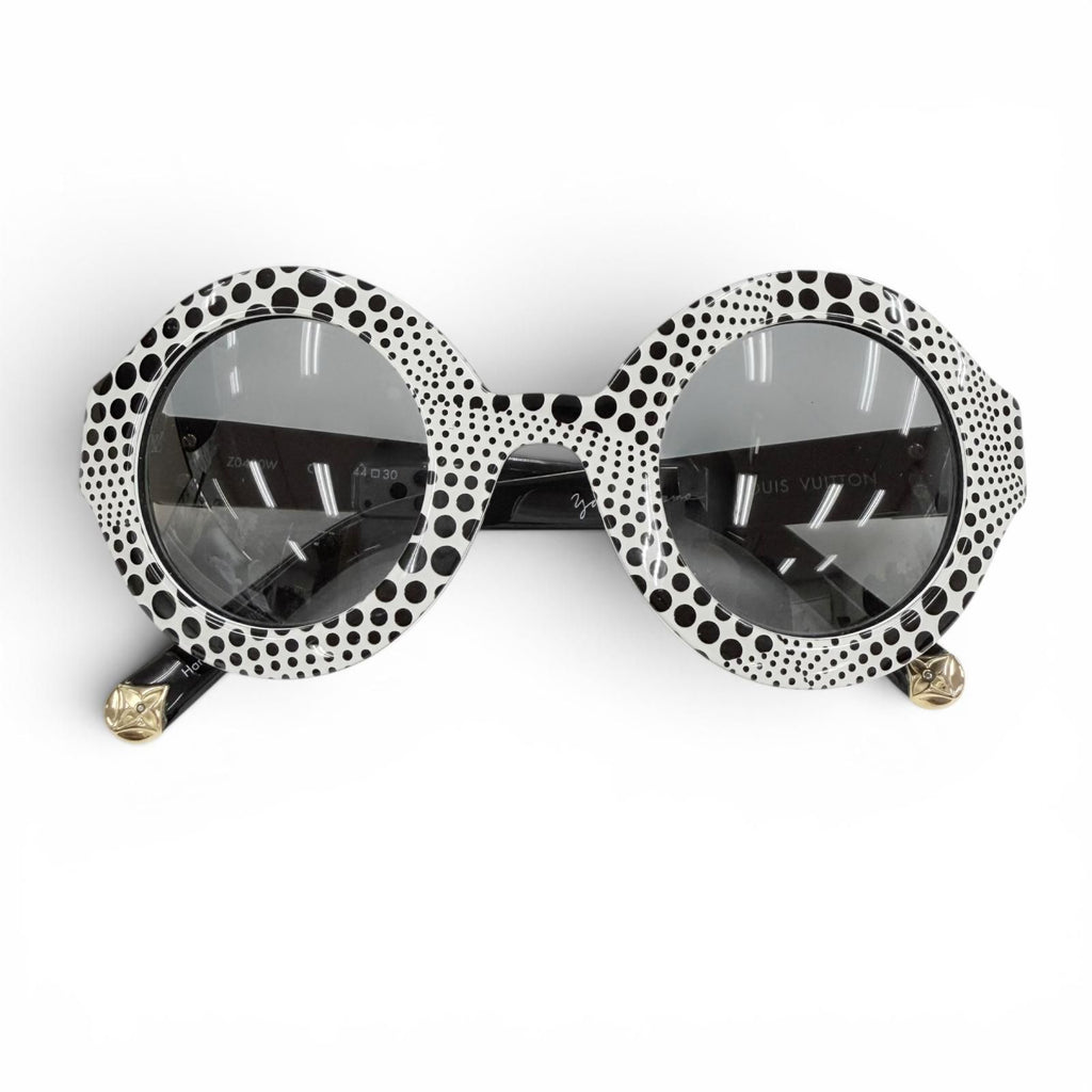 Louis Vuitton Vuitto Yayoi Kusama Way Blanc Dot Pattern Sunglasses 44 30 Demo