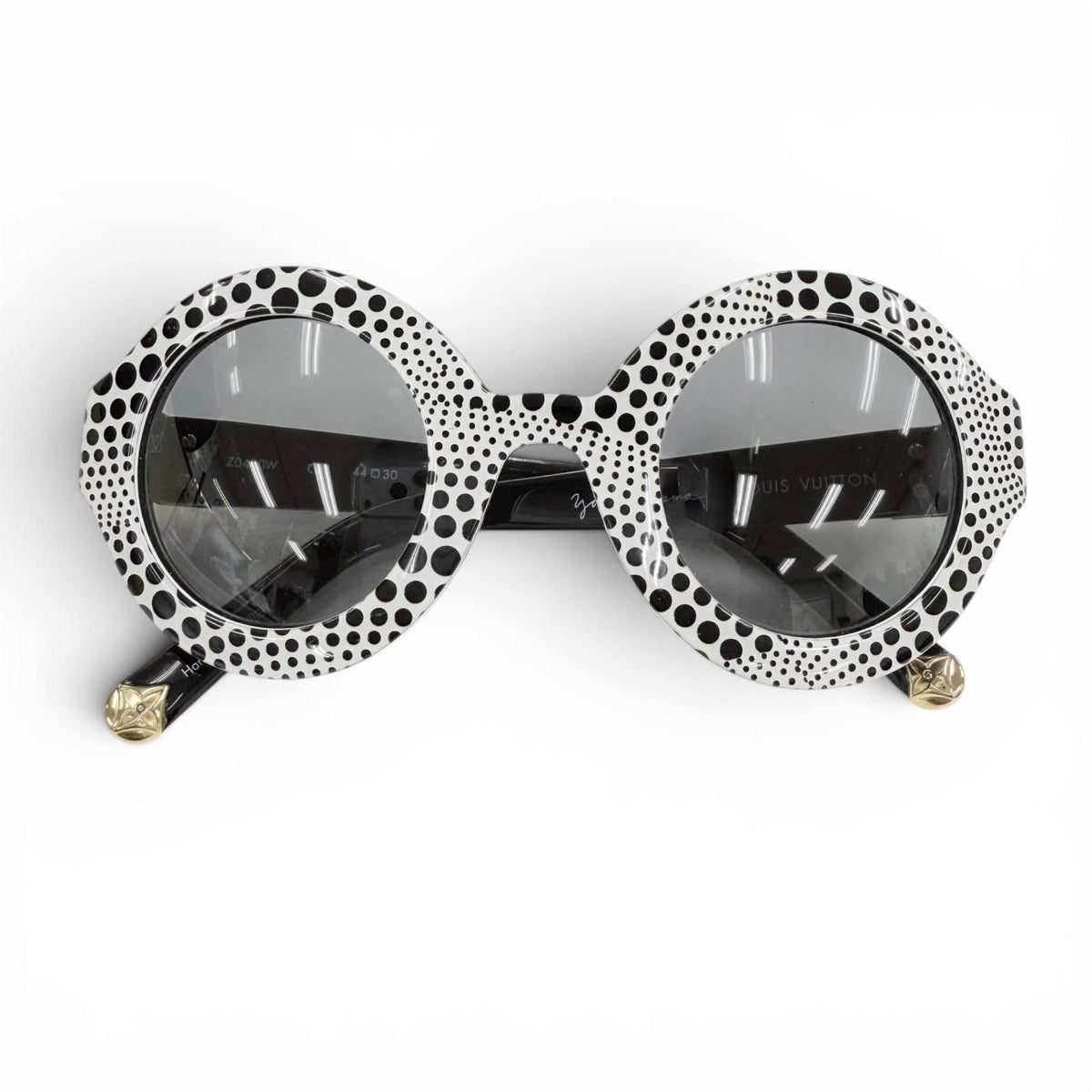 Louis Vuitton Vuitto Yayoi Kusama Way Blanc Dot Pattern Sunglasses 44 30 Demo