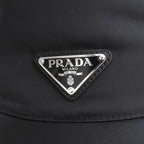 Prada Fur Re-Nylon Bucket Hat Black — view 6