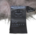 Prada Fur Re-Nylon Bucket Hat Black — view 7