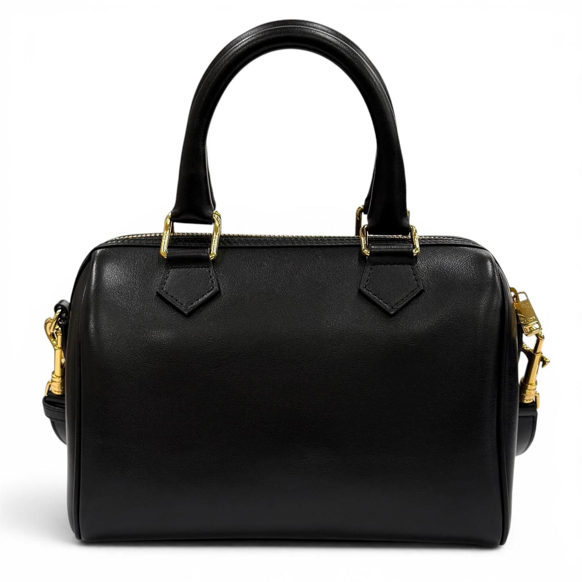 Celine Smooth Calfskin Cuir Triomphe Small Boston 2-Way Shoulder Bag — view 3
