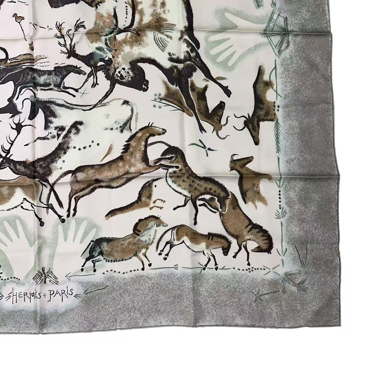 Hermes Carre 90 Silk Scarf Premieres Mains First Hand Multicolor — view 5