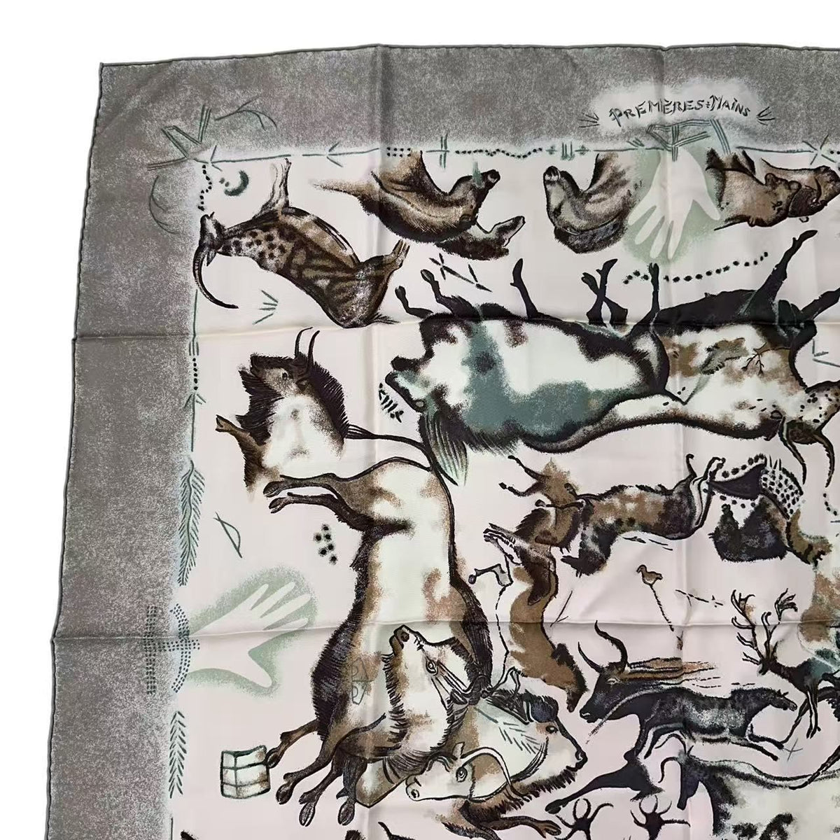 Hermes Carre 90 Silk Scarf Premieres Mains First Hand Multicolor — view 2