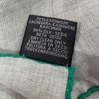 Hermes Scarf Cashmere Carre 140 Rose of Alma Une Pour Gray — view 7