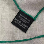 Hermes Scarf Cashmere Carre 140 Rose of Alma Une Pour Gray — view 6