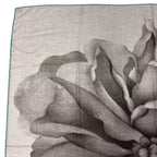 Hermes Scarf Cashmere Carre 140 Rose of Alma Une Pour Gray — view 2