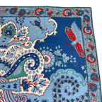 Hermes Scarf Cashmere Carre 140 Paisley From Blue — view 3