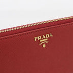 Prada Zip Around Wallet Saffiano Leather — view 6