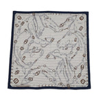 Hermes Shawl Carre 140 Geant les Chevaux Dechaines Transat Cashmere Silk Scarf