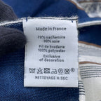 Hermes Shawl Carre 140 Geant les Chevaux Dechaines Transat Cashmere Silk Scarf — view 6