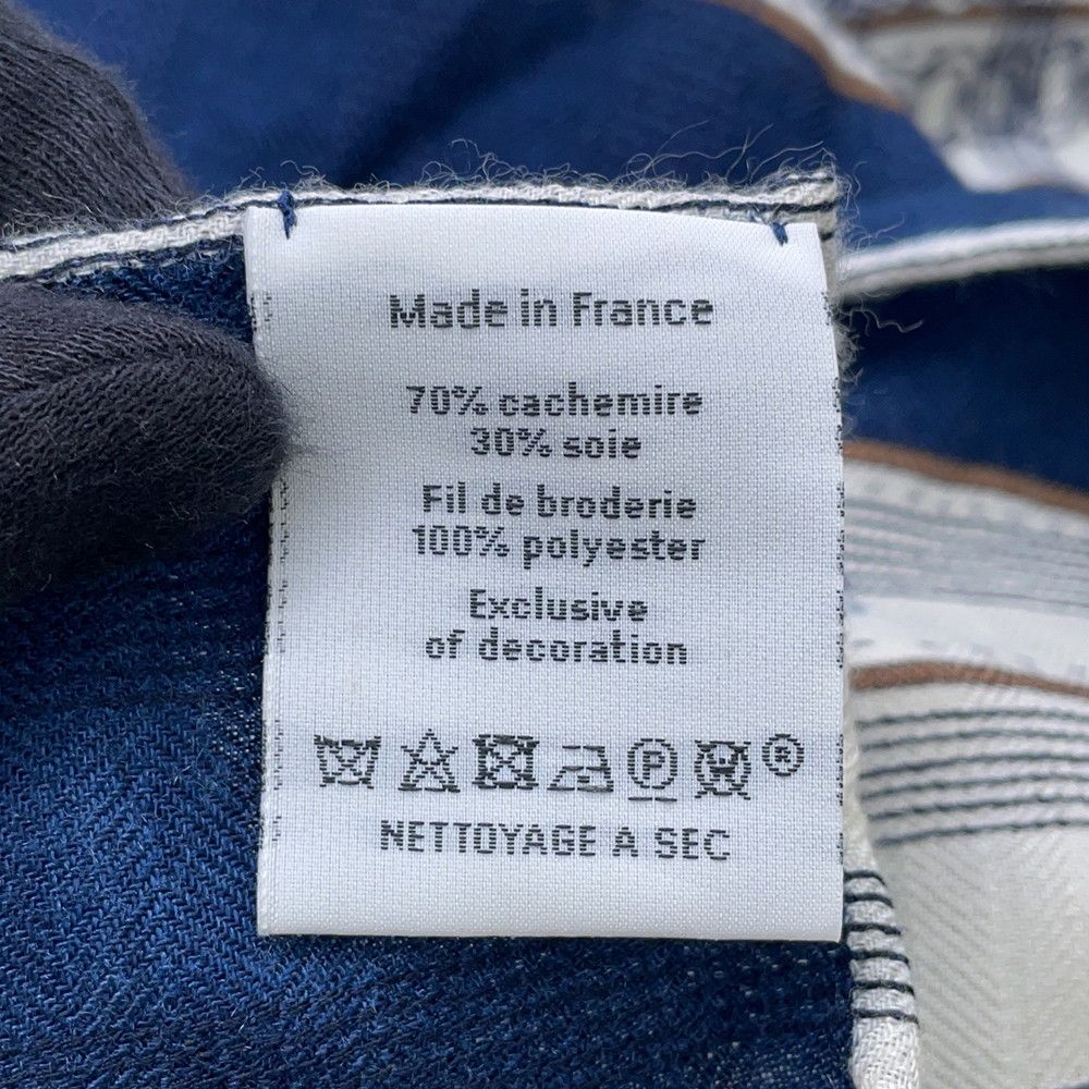 Hermes Shawl Carre 140 Geant les Chevaux Dechaines Transat Cashmere Silk Scarf — view 6