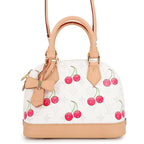 Louis Vuitton Monogram Cherry Alma BB LV x 2-Way Shoulder Bag White
