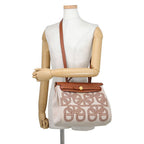 Hermes Herbag Zip PM Retourne Fauve Ecru Beige Gold Toile H Vache Hunter Handbag — view 4
