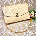 Chanel Vintage Quilted Chain Shoulder Bag