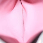 Prada Saffiano Triang Triangle Logo Leather Card Case Pink — view 4