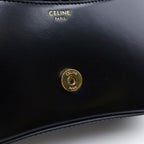 Celine Teenage Laura 2-Way Mini Shoulder Bag Black Leather Gold — view 7