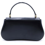 Celine Teenage Laura 2-Way Mini Shoulder Bag Black Leather Gold — view 2